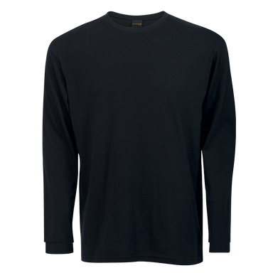170g Barron Long Sleeve T-Shirt Black / XL /