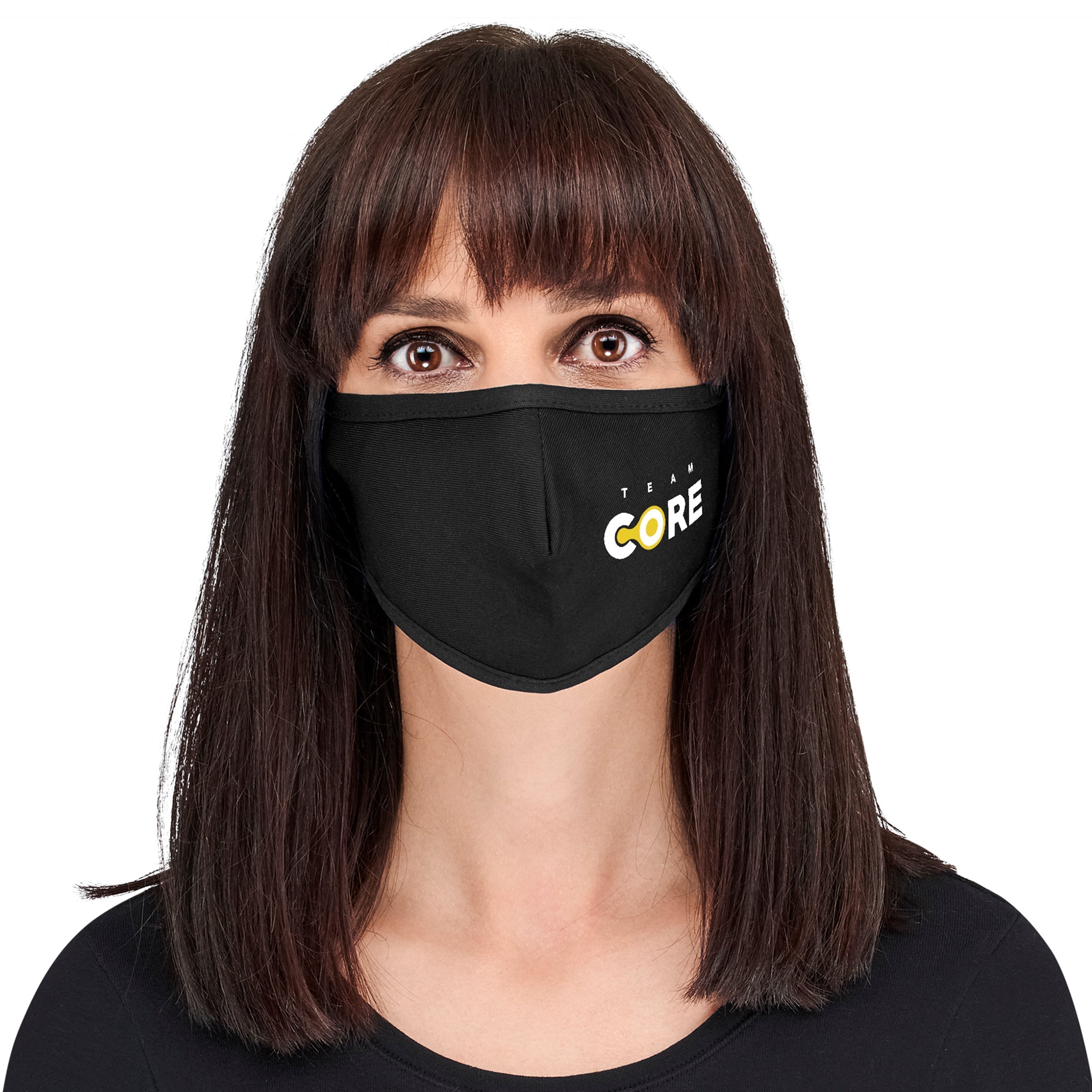 Iona Adults Double-Layer Ear Loop Face Mask-Dark Green-DG1