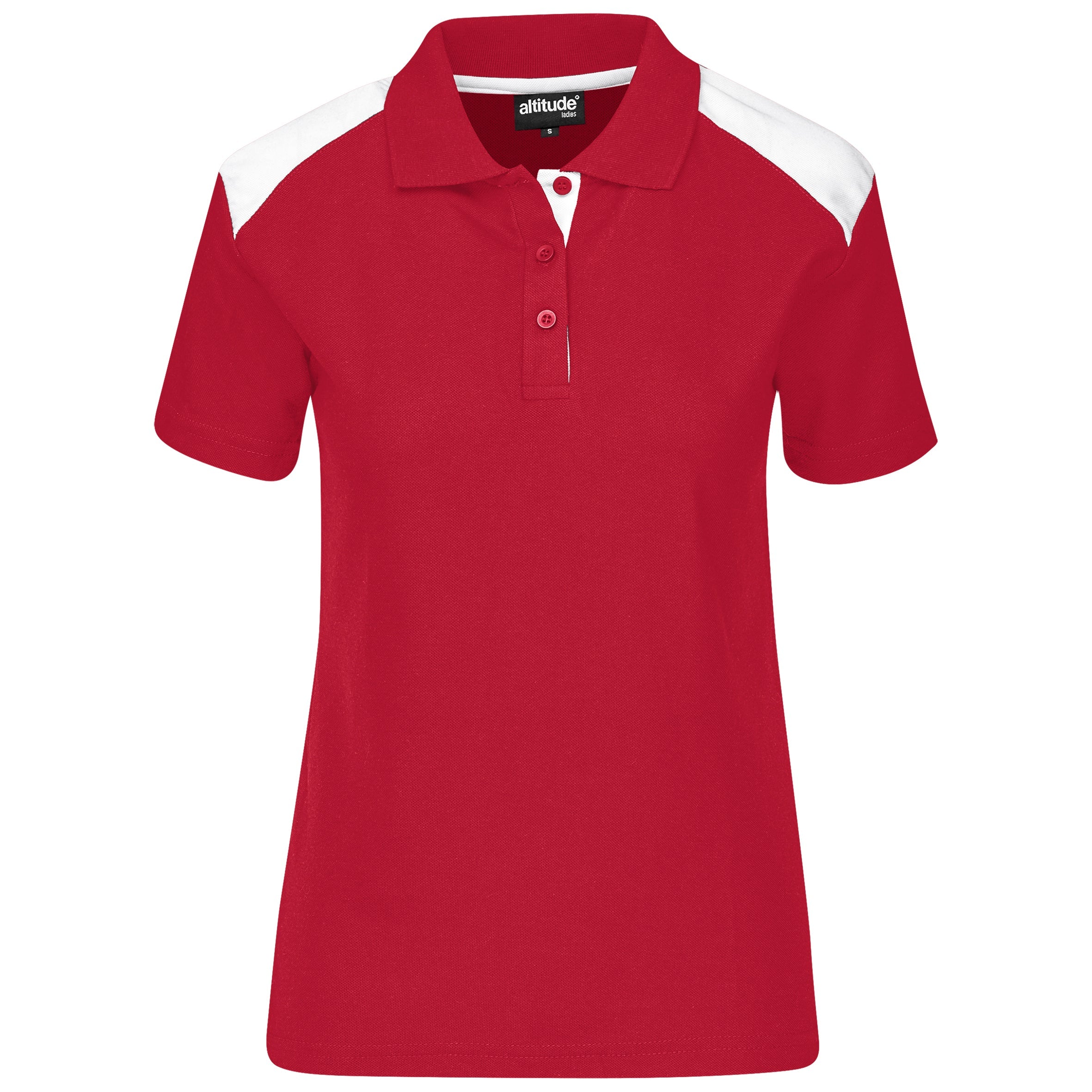 Ladies Apex Golf Shirt L / Red / R