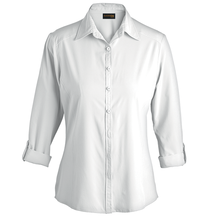 Ladies Geneva Blouse  White / SML / Regular -