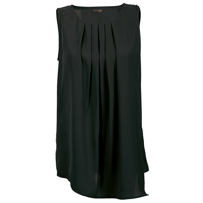 Ladies Lotus Blouse Black / SML / Last Buy -