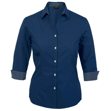 Ladies Saga Blouse Navy / SML / Regular -