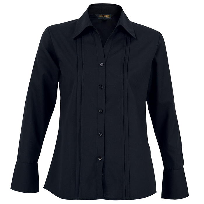 Ladies Vogue Blouse Long Sleeve Black / SML / Last