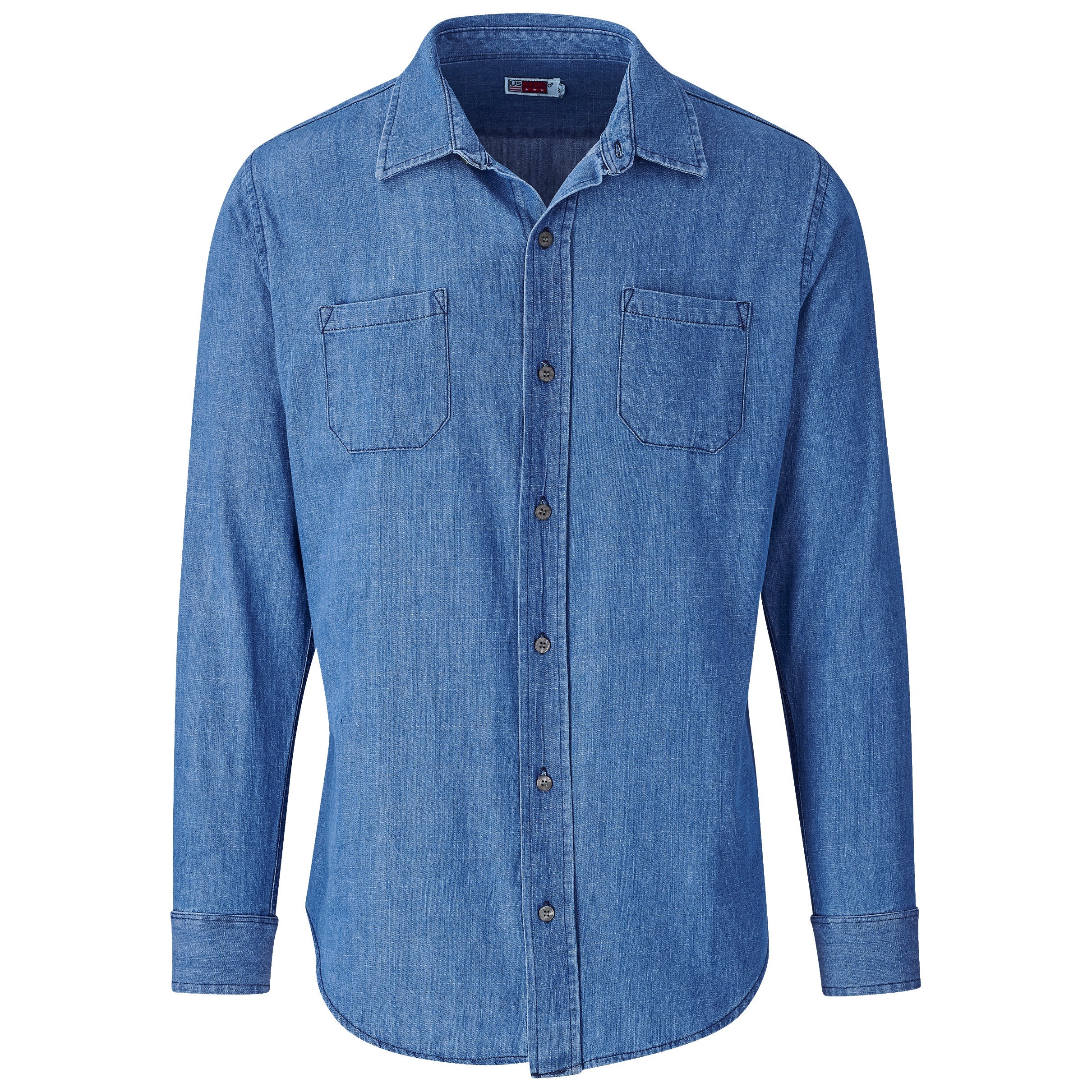 Mens Long Sleeve Eastwood Shirt L / Blue / BU