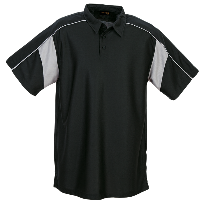 Mens Performance Golfer Black/Silver / SML / Last