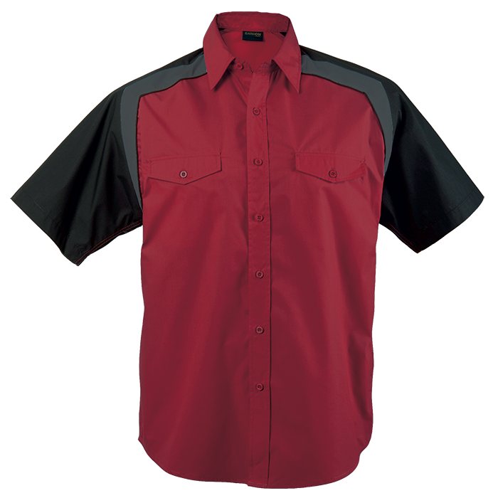 Mens Raptor Shirt Red/Black/Granite / SML / Last