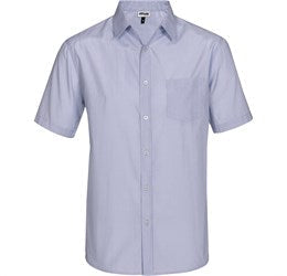 Mens Short Sleeve Portsmouth Shirt - Red Only-L-Navy-N