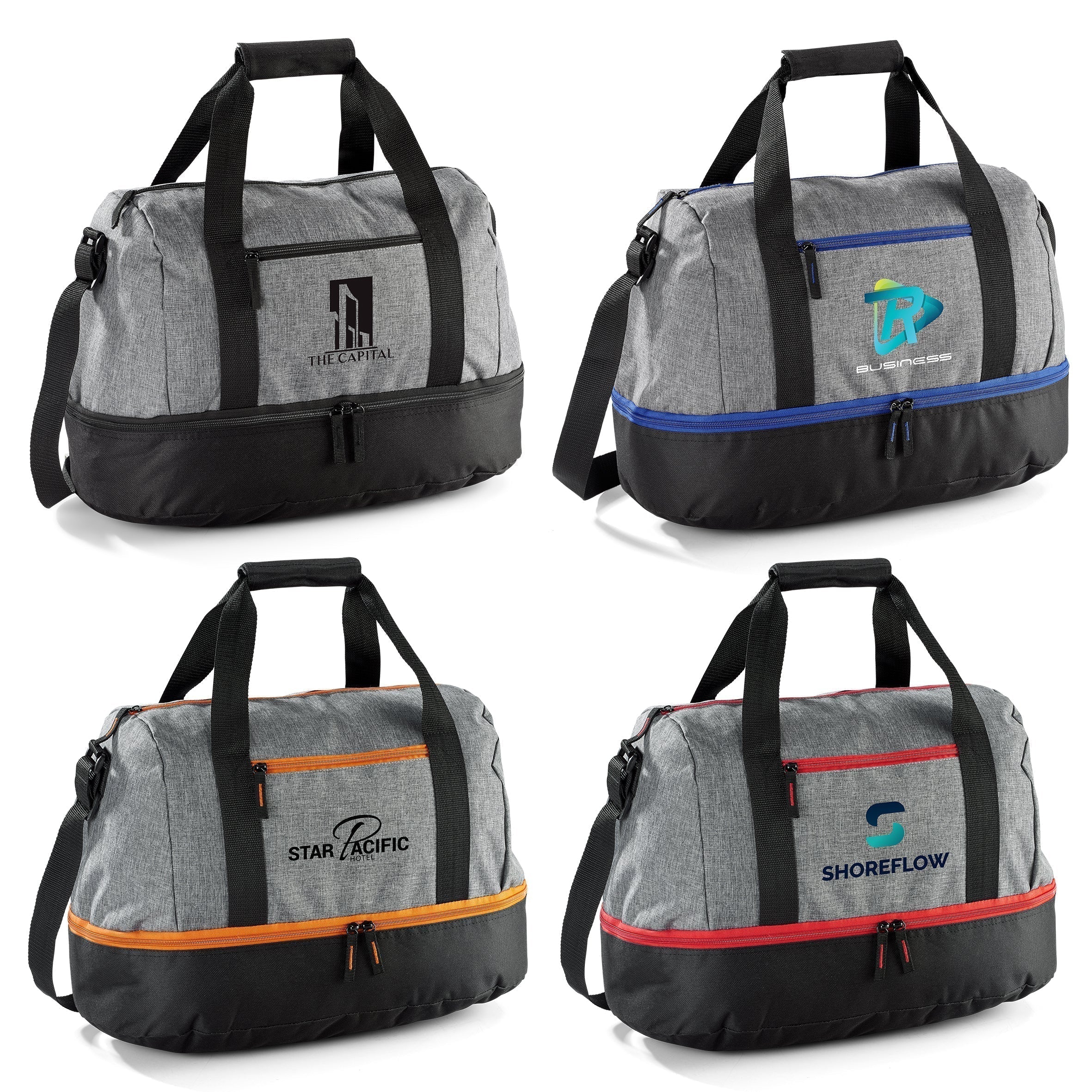 Misty Hills Double Decker Bag - Blue Only-Blue-BU