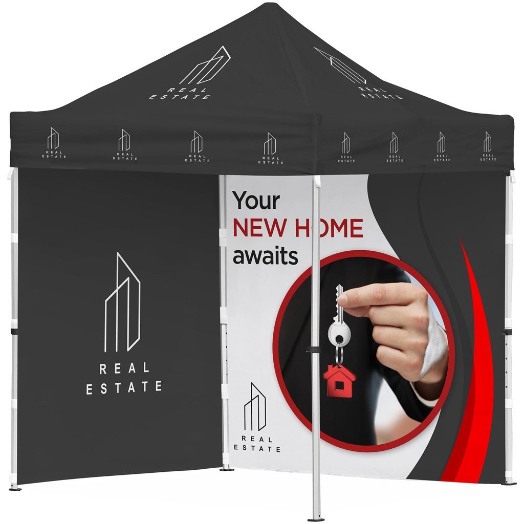 Ovation Sublimated Gazebo 2m X Petite Frame - 2 Full-Wall Skins - Canopies & Gazebos