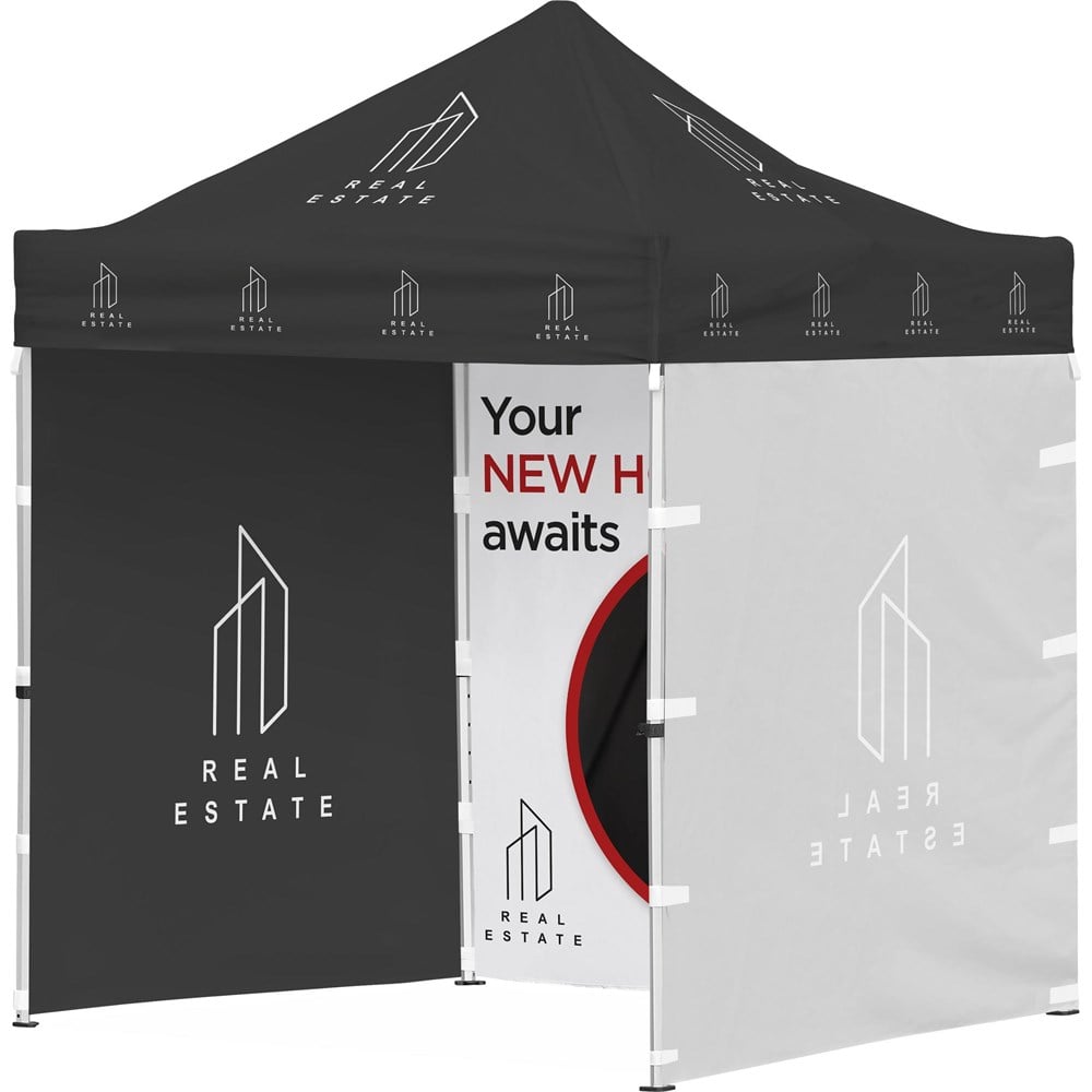 Ovation Sublimated Gazebo 2m X Petite Frame - 3 Full-Wall Skins - Canopies & Gazebos
