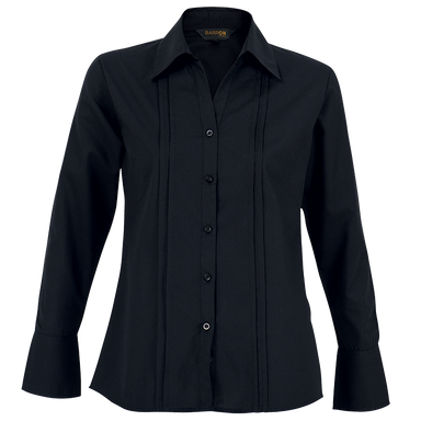 Ladies Vogue Blouse Long Sleeve Black / SML / Last
