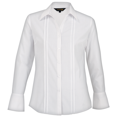 Ladies Vogue Blouse Long Sleeve White / SML / Last