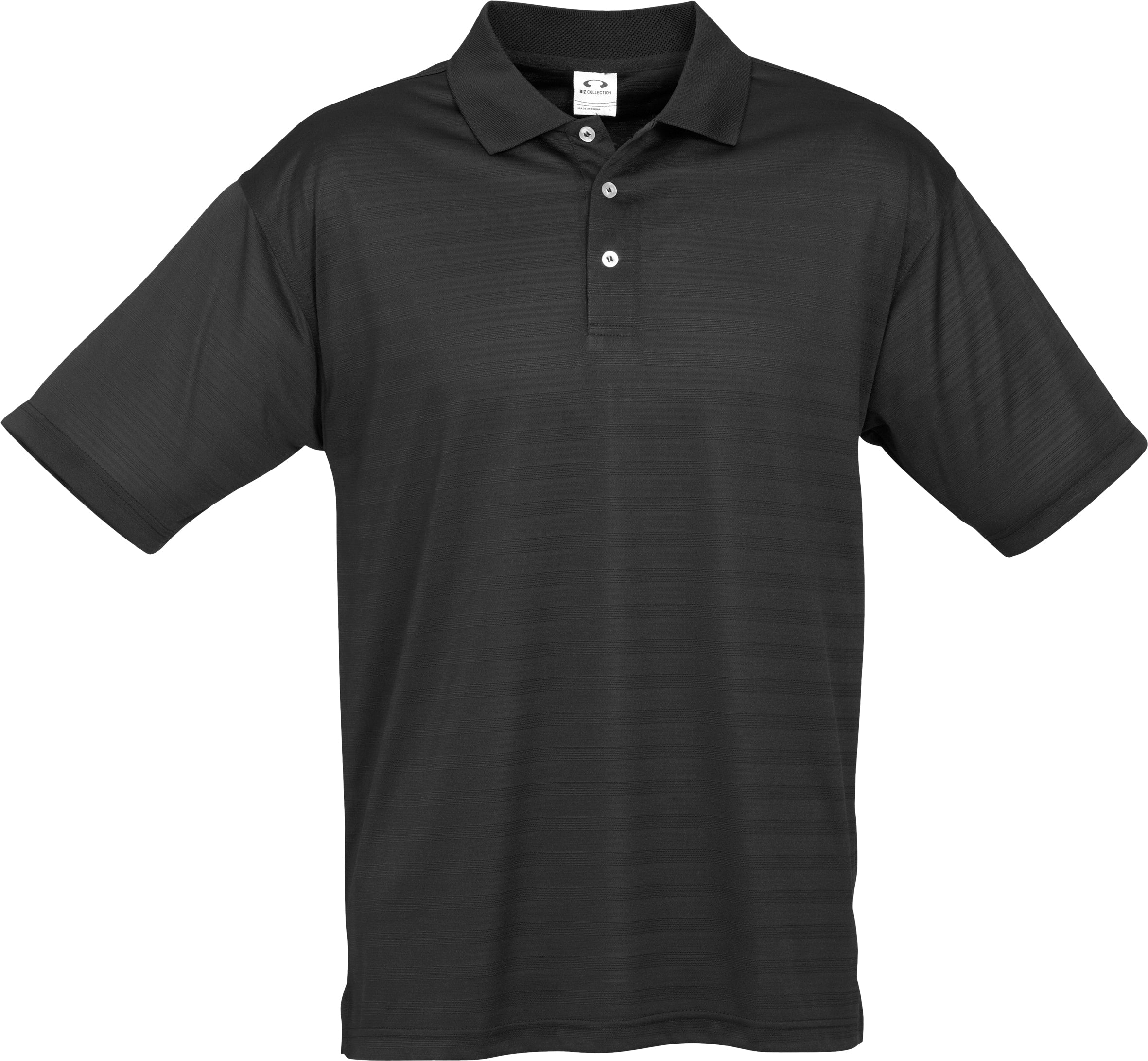 Mens Icon Golf Shirt-2XL-Black-BL