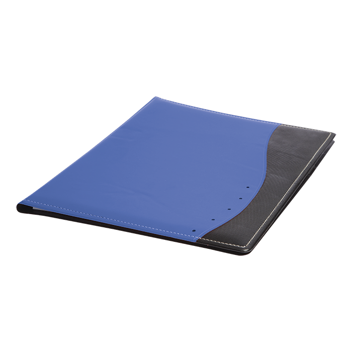BF0063 - Curved Design A4 Folder Blue / STD / Last Buy - Folders