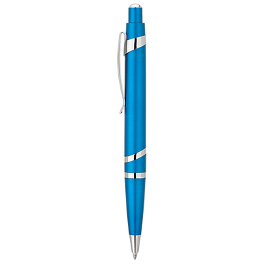 Spiral Metallic Ballpoint Pen Blue / STD / Last Buy - Writing Instruments