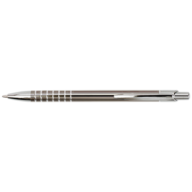 Ring Design Aluminium Ballpoint Pen Light Grey / STD / Last Buy - Writing Instruments