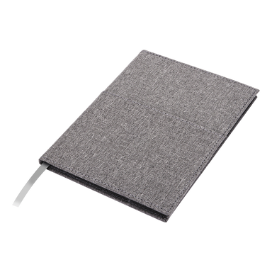 A5 Melange Notebook With Front Pocket Grey / STD / Last Buy - Notebooks