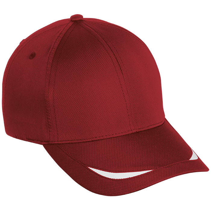6 Panel Corner Insert Cap  Red/White / STD / Last Buy