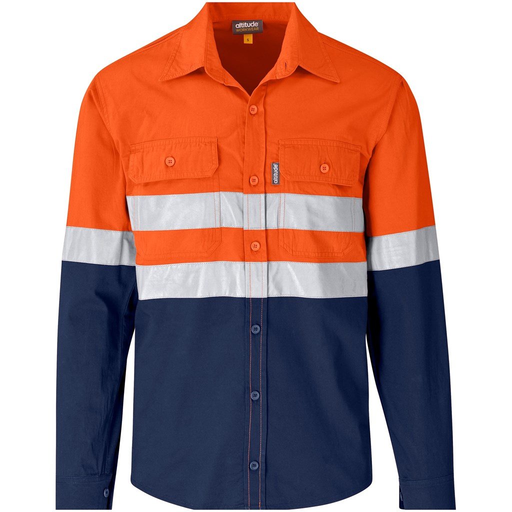 Vented Two-Tone Reflective Work Shirt