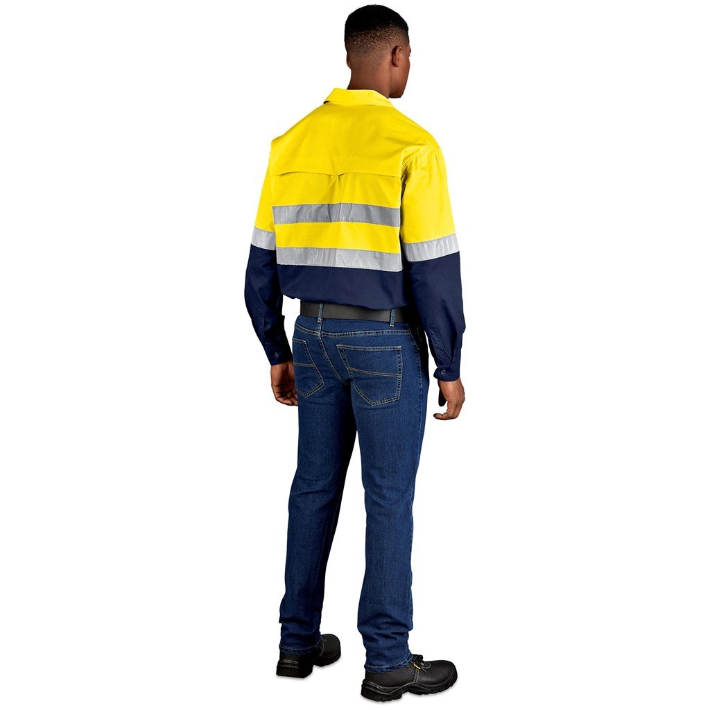 Vented Two-Tone Reflective Work Shirt