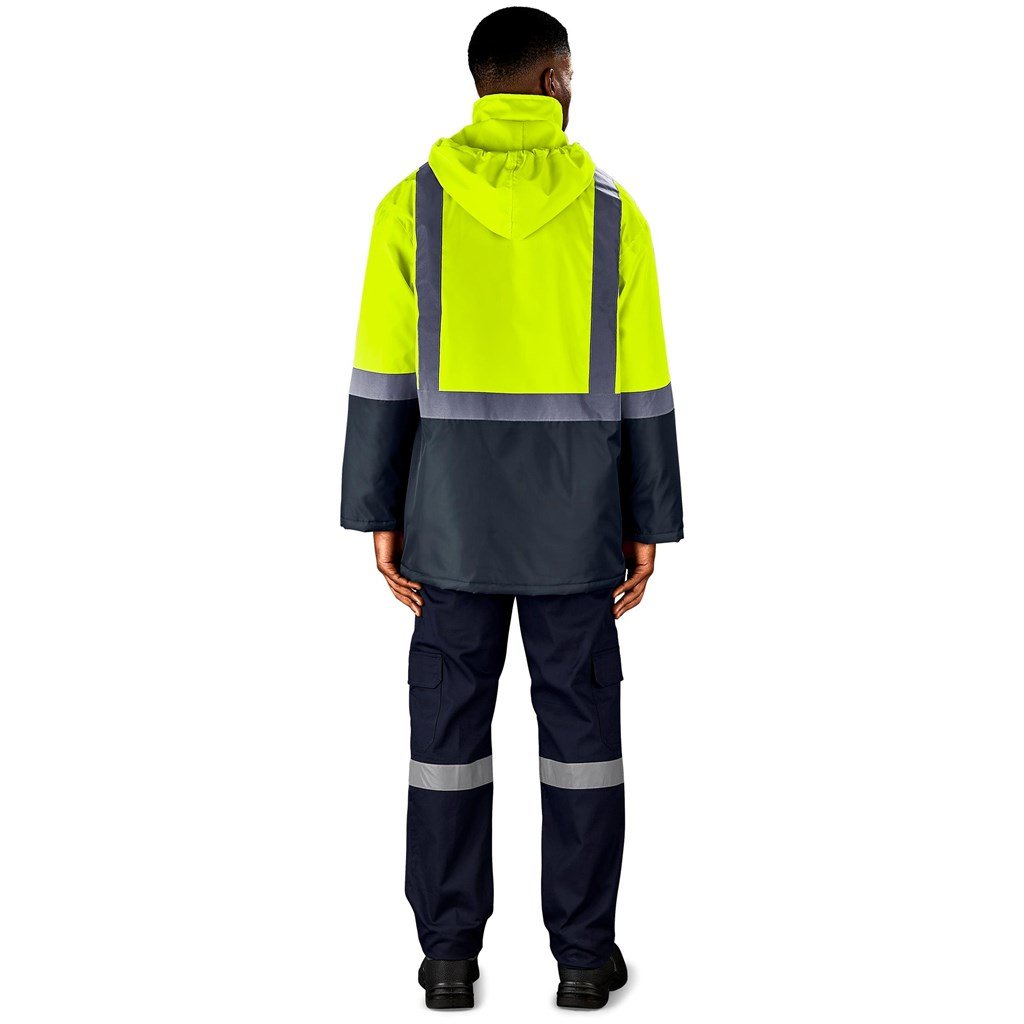 Padded Two-Tone High Visibility Reflective Jacket