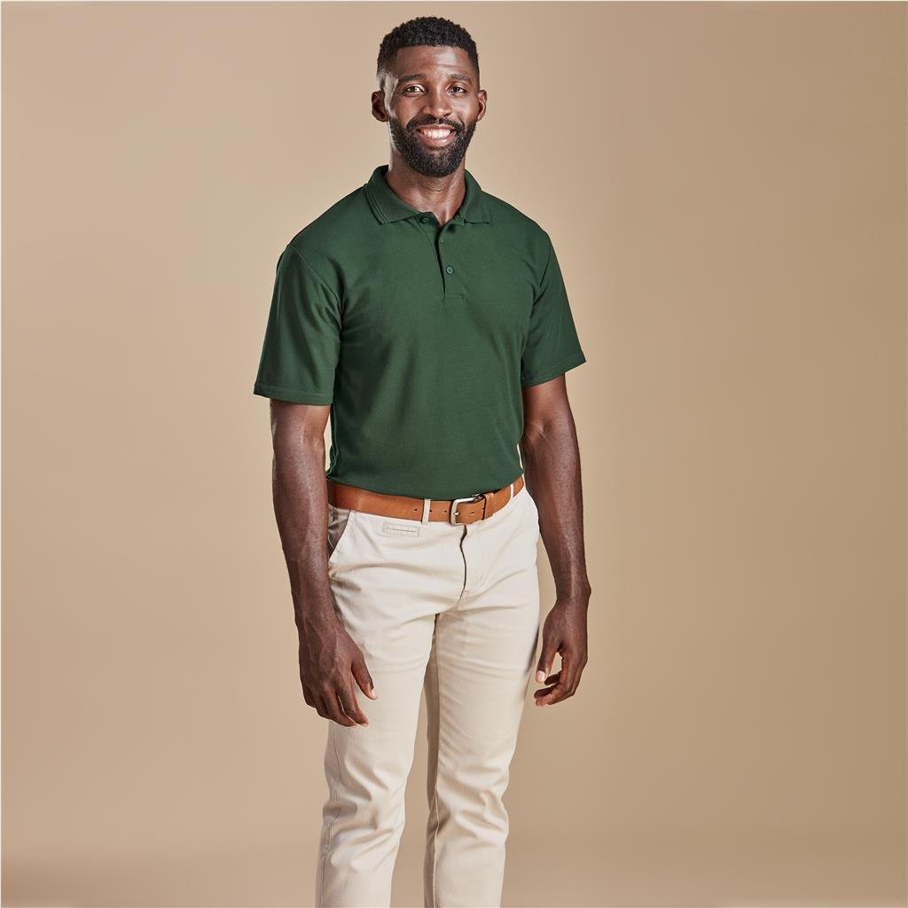 Mens Basic Pique Golf Shirt