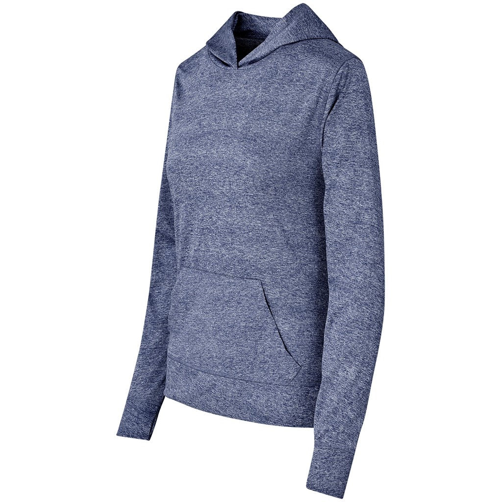 Ladies Fitness Lightweight Hooded Sweater - Red