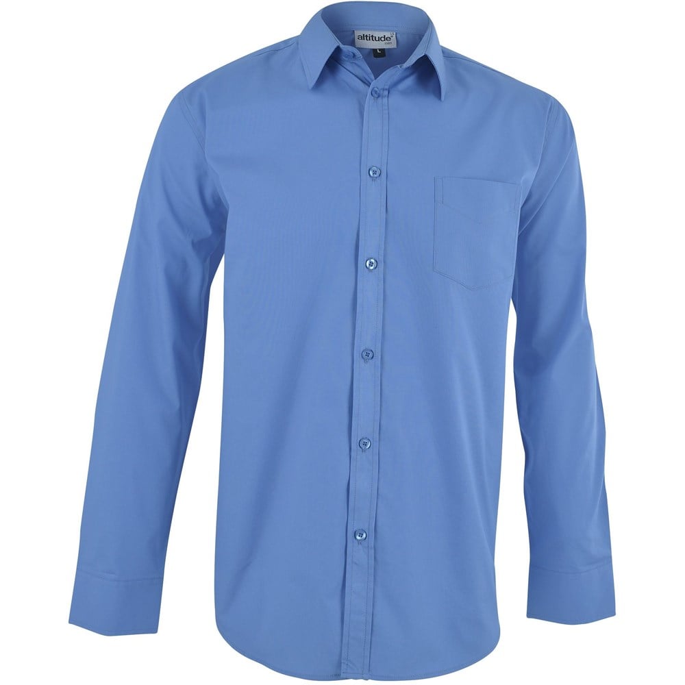 Mens Long Sleeve Haiden Shirt  - White