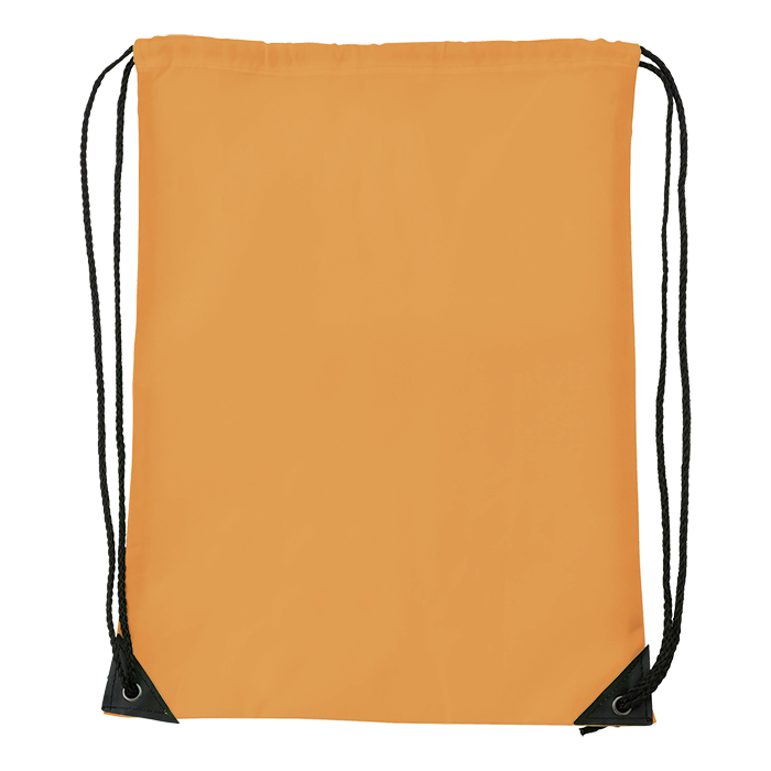 Drawstring Bag With Black Corners