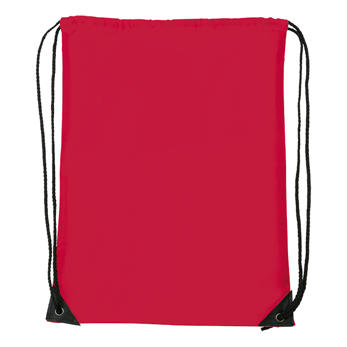 Drawstring Bag With Black Corners