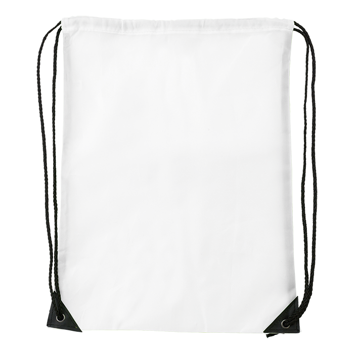 Drawstring Bag With Black Corners