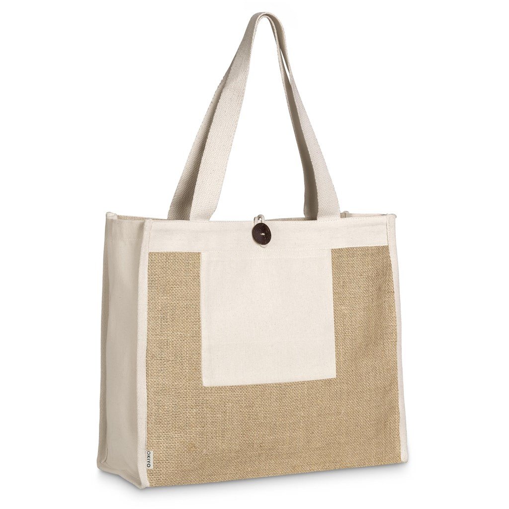 Natural Fibre Jute Cotton Tote Bag