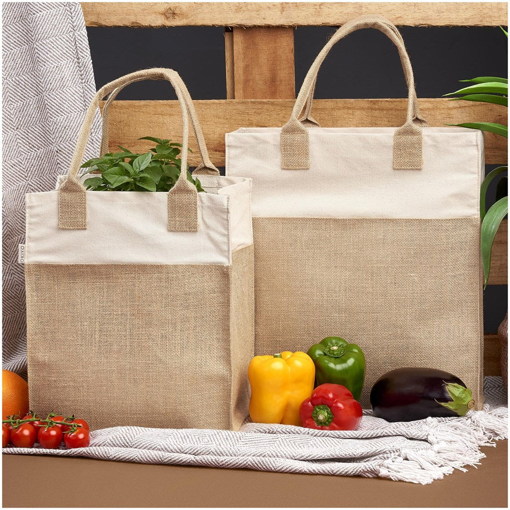 Atsui Natural Jute & Cotton Tote Bag