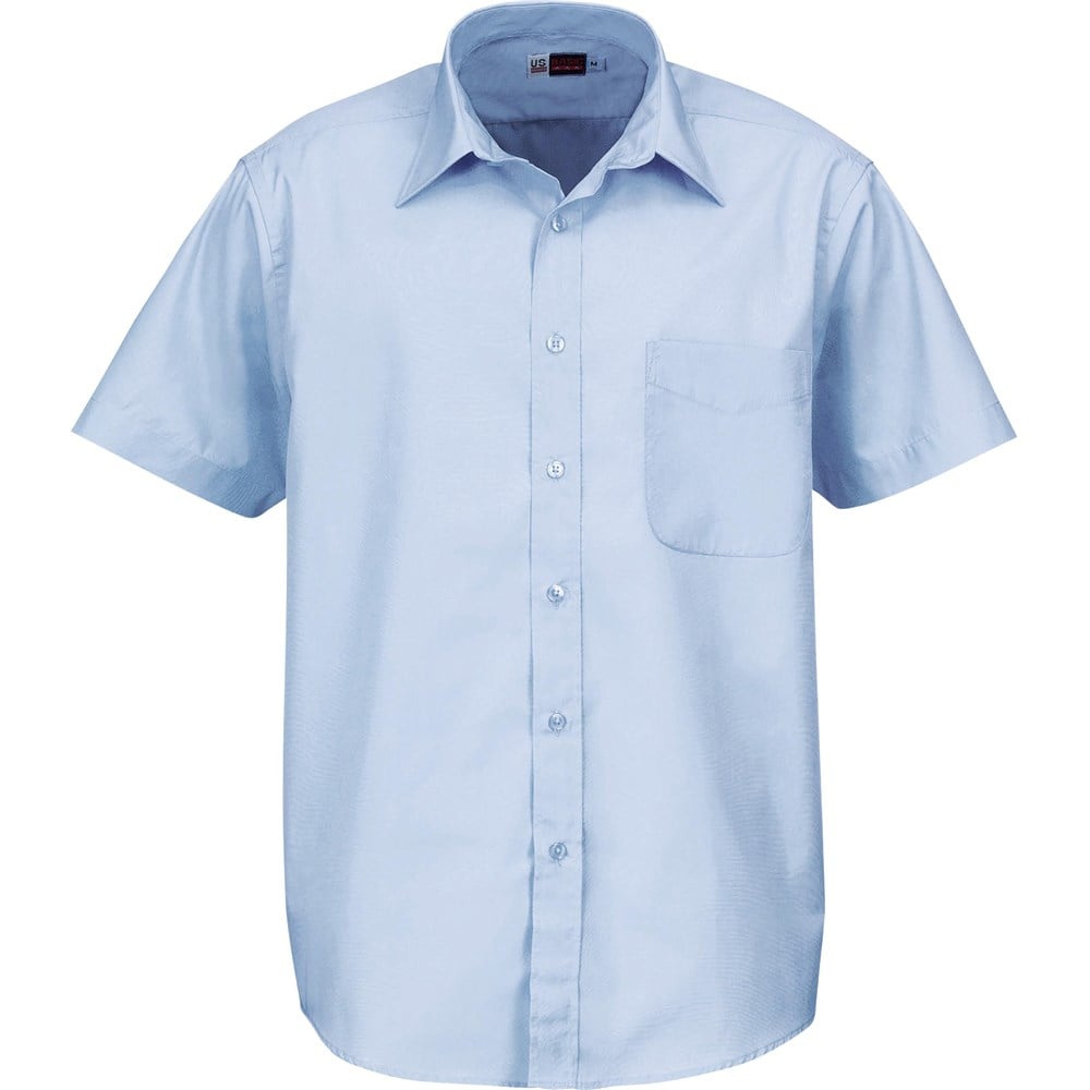 Mens Short Sleeve Washington Shirt  - White