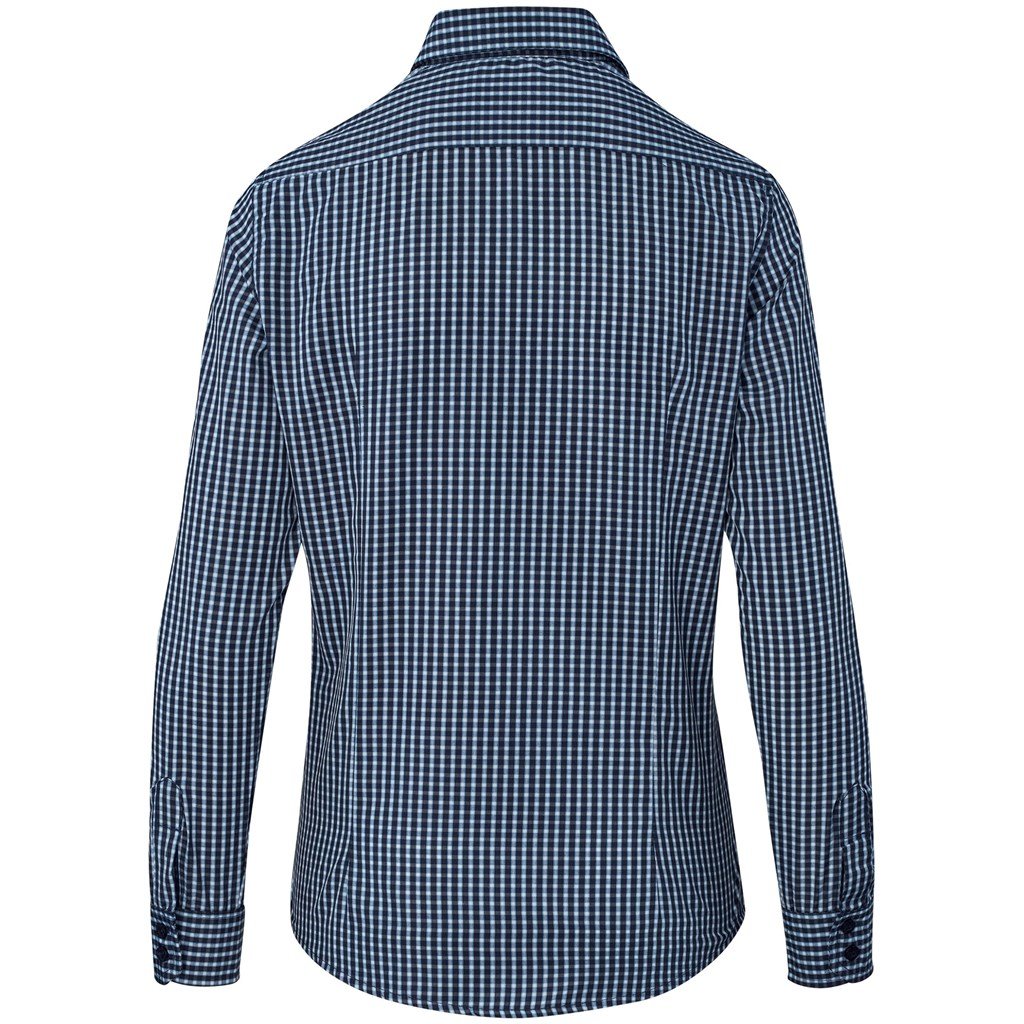 Ladies Long Sleeve Kenton Shirt - Red