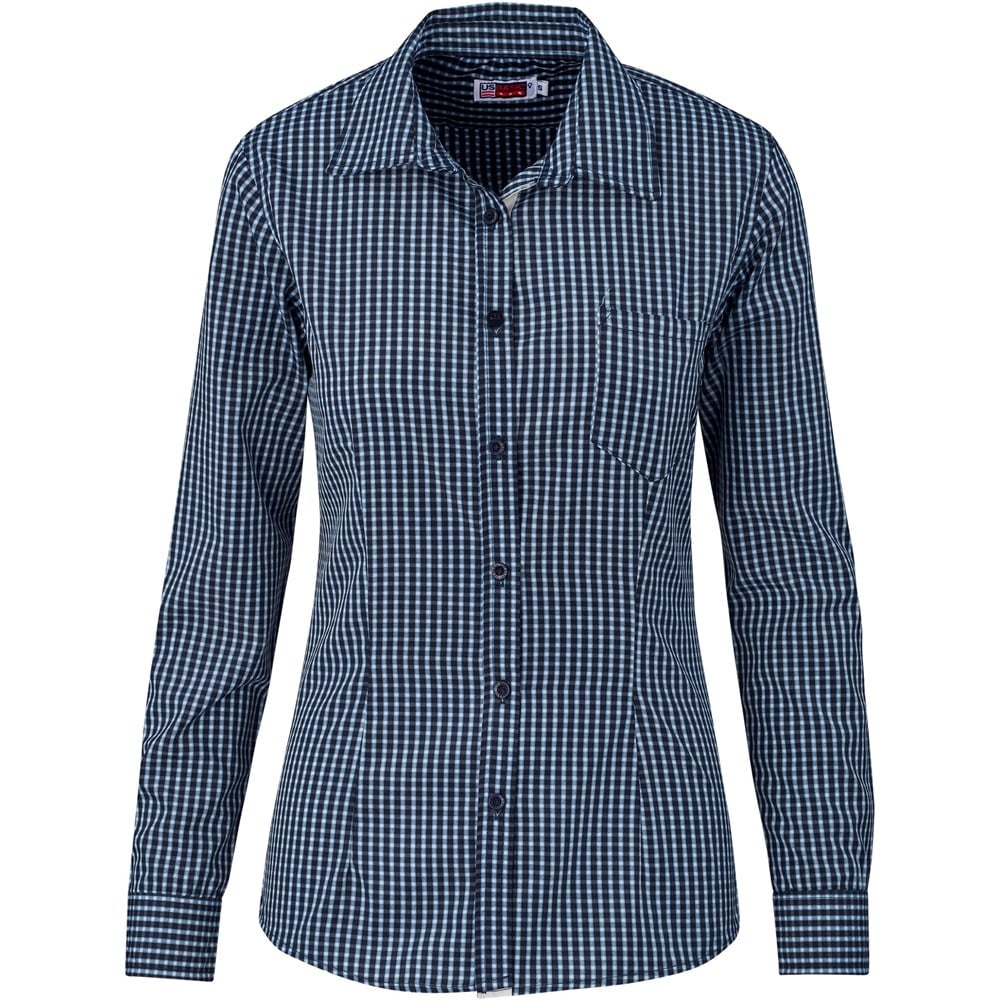 Ladies Long Sleeve Kenton Shirt - Red