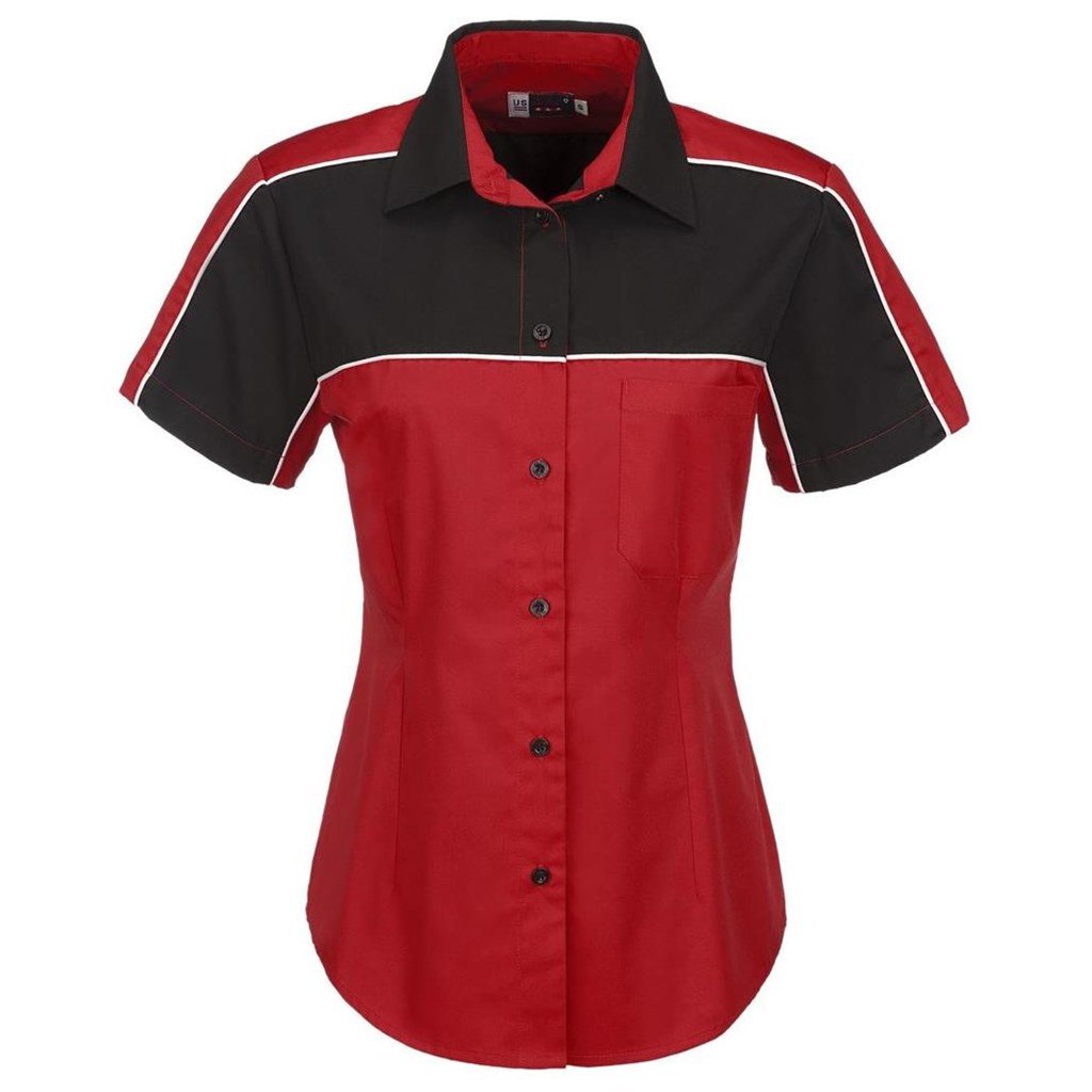 Ladies Daytona Pitt Shirt  - Orange