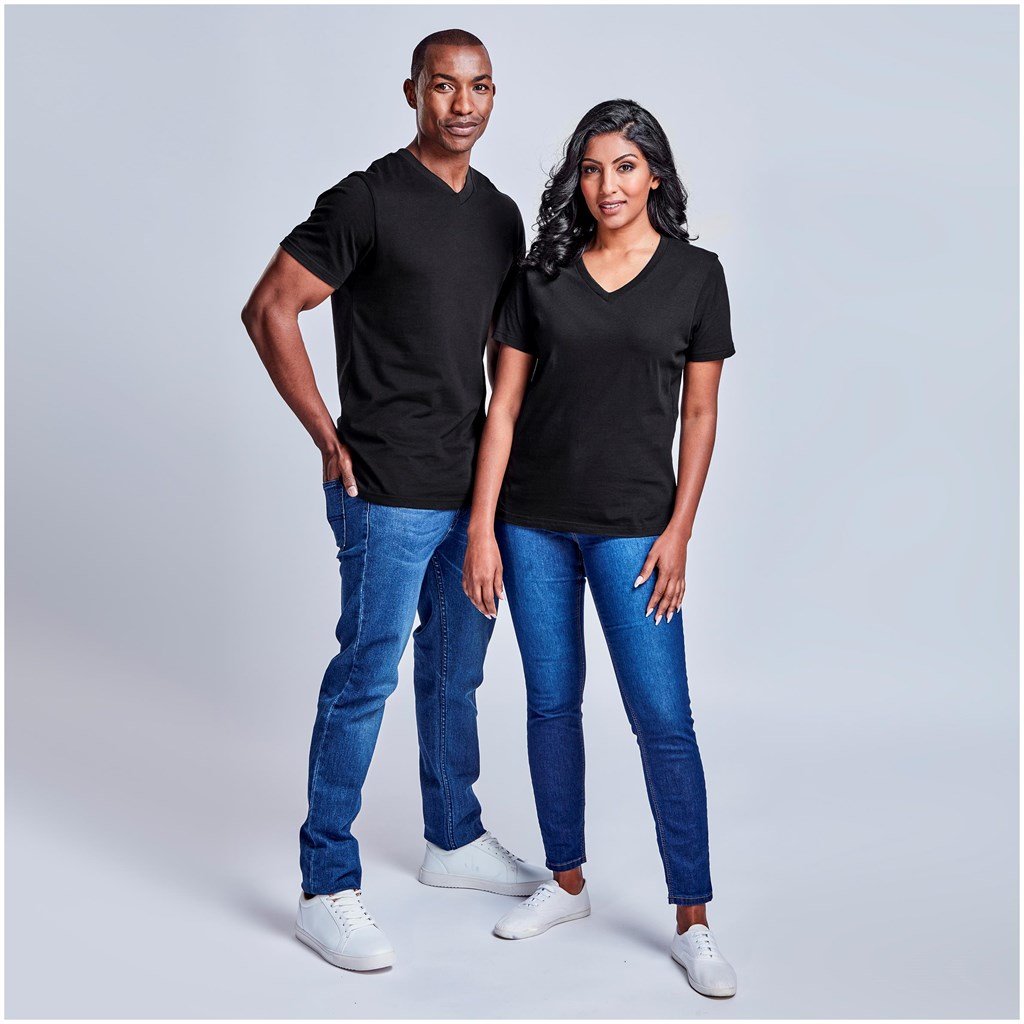 Mens Super Club 165 V-Neck T-Shirt - Lime