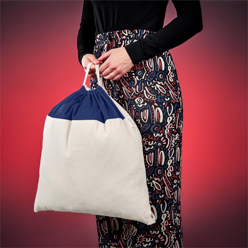 Dominica Jumbo Cotton Drawstring Bag