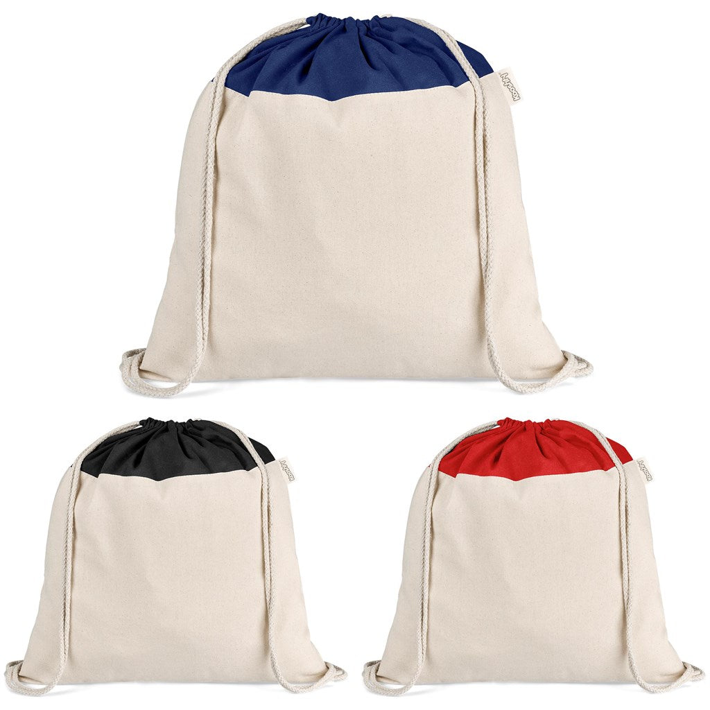 Dominica Jumbo Cotton Drawstring Bag