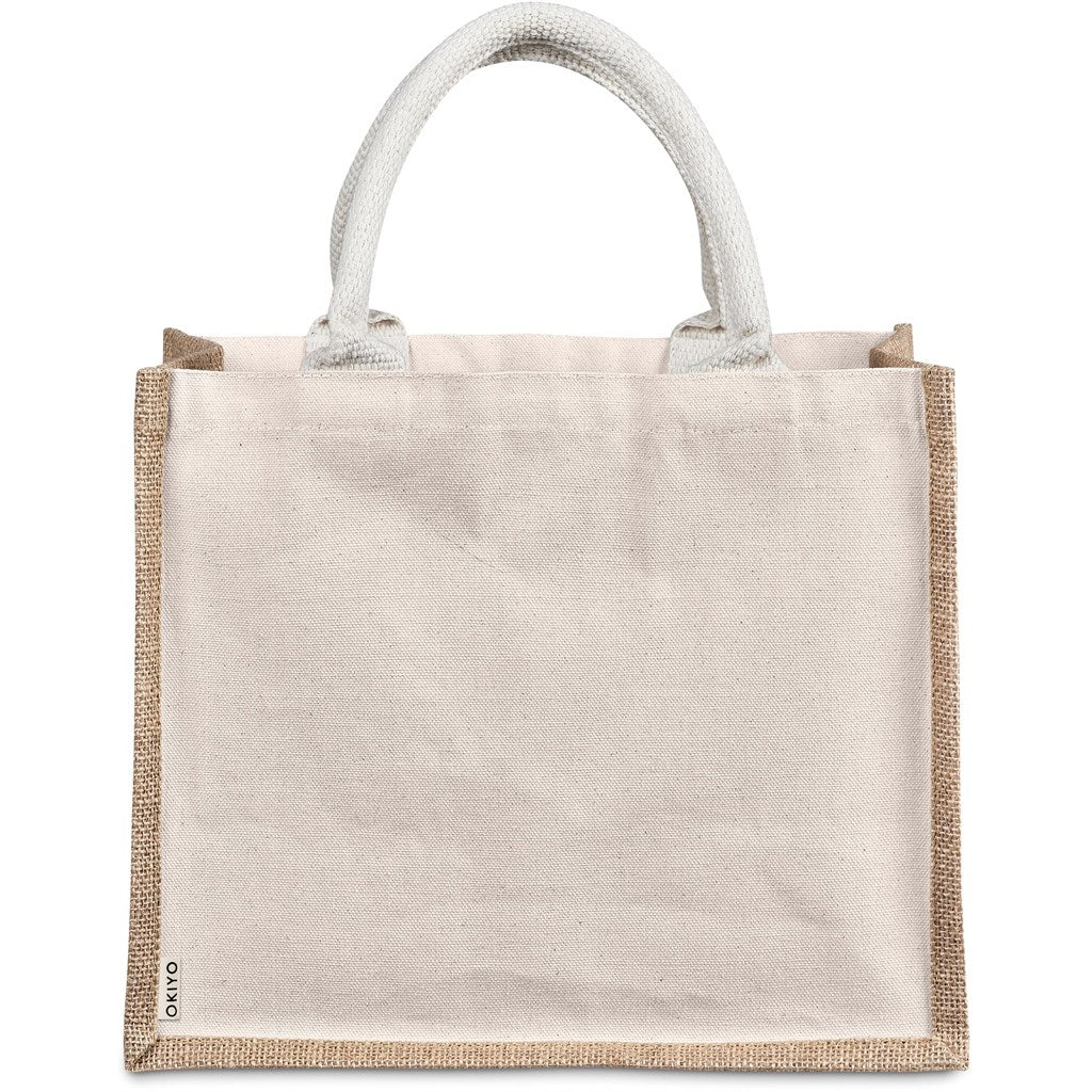 Chinsai Midi Jute & Cotton Tote