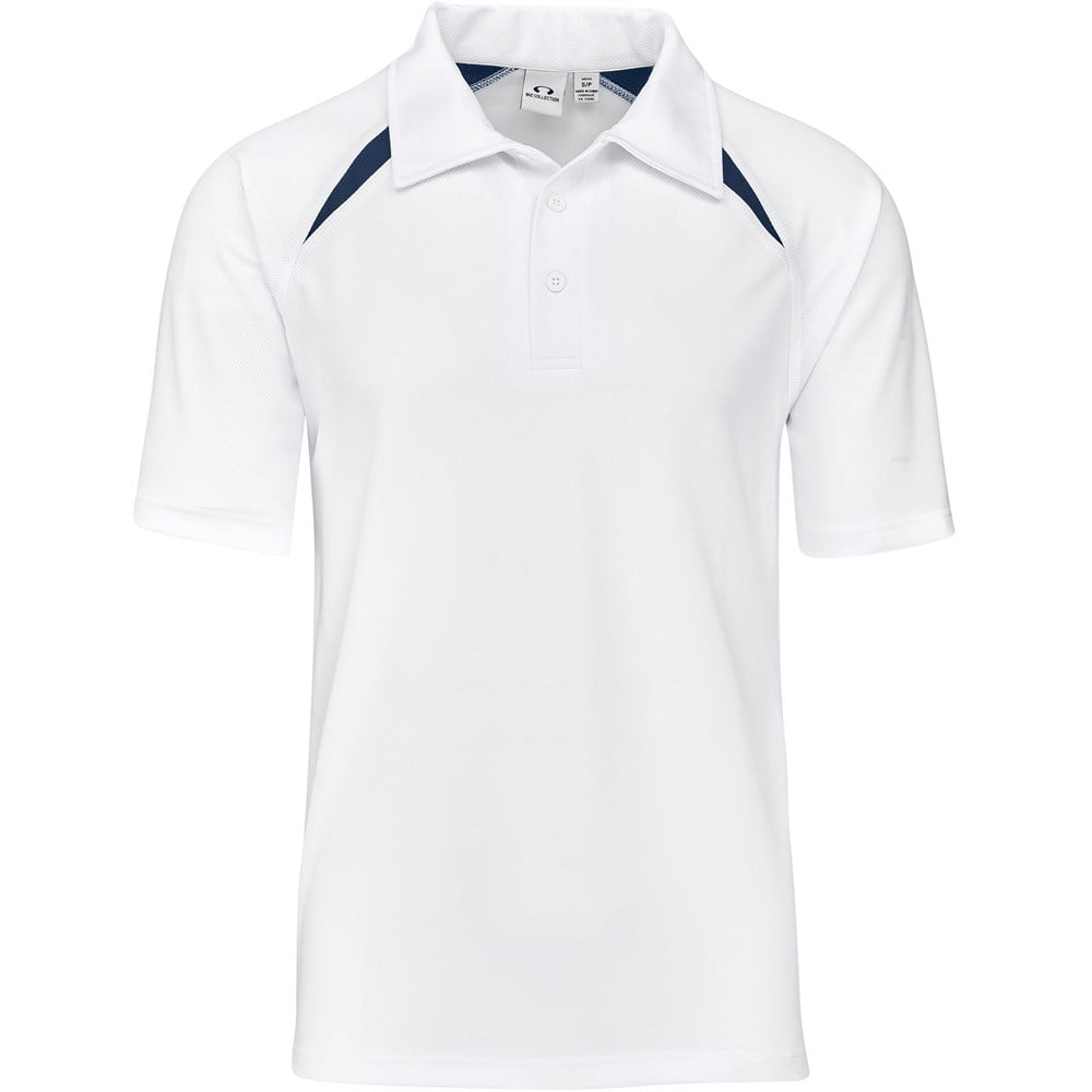 Kids Splice Golf Shirt - Black Red