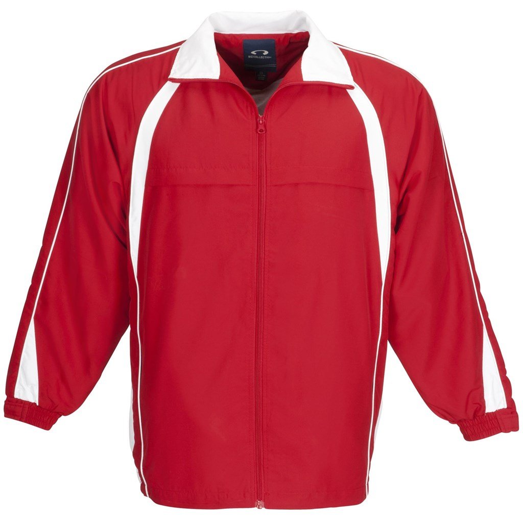 Unisex Splice Track Top - Royal Blue Yellow