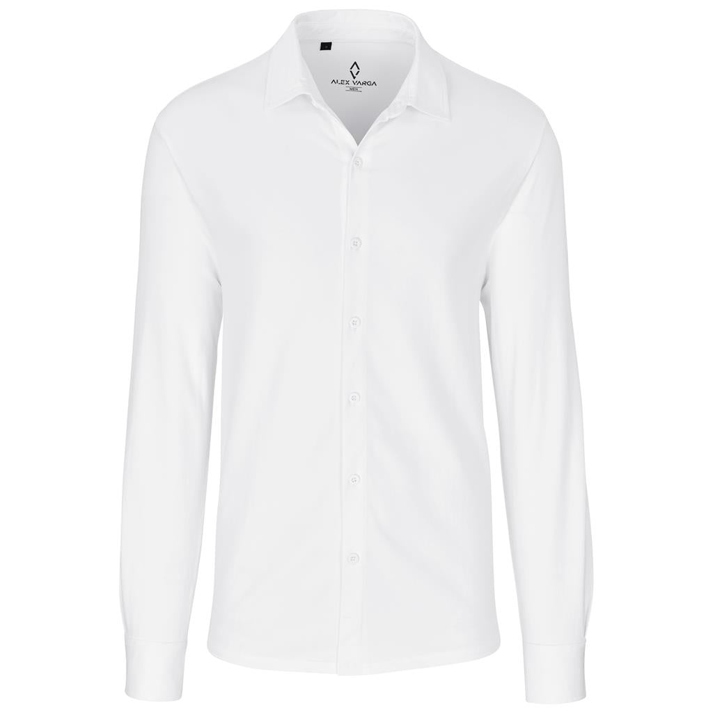 Mens Long Sleeve  Cronus Knitted Shirt