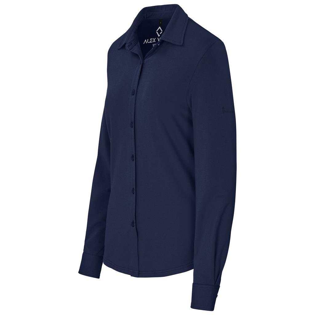 Ladies Long Sleeve  Cronus Knitted Shirt