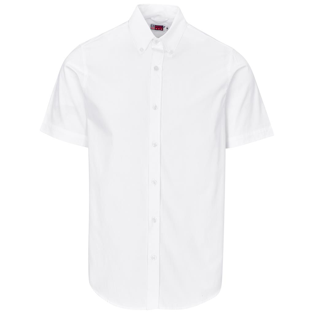 Mens Short Sleeve Cotton Twill Moderna Shirt