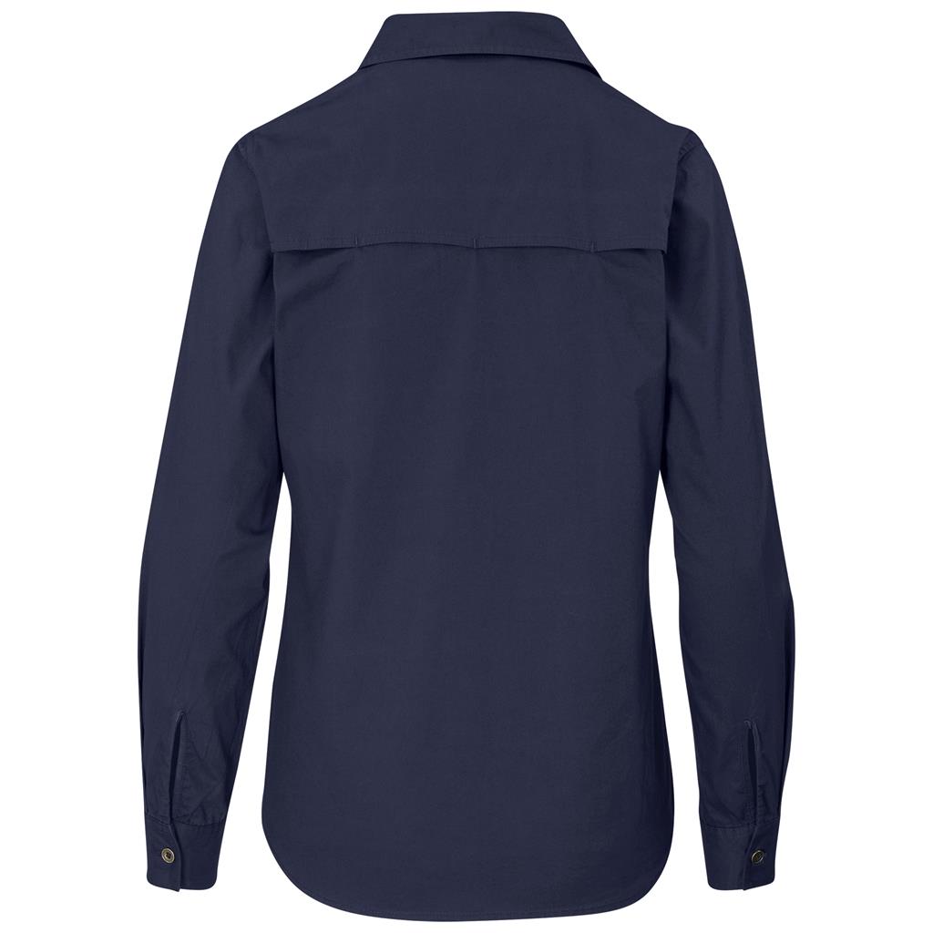 Ladies Long Sleeve Mawenzi Twill Shirt