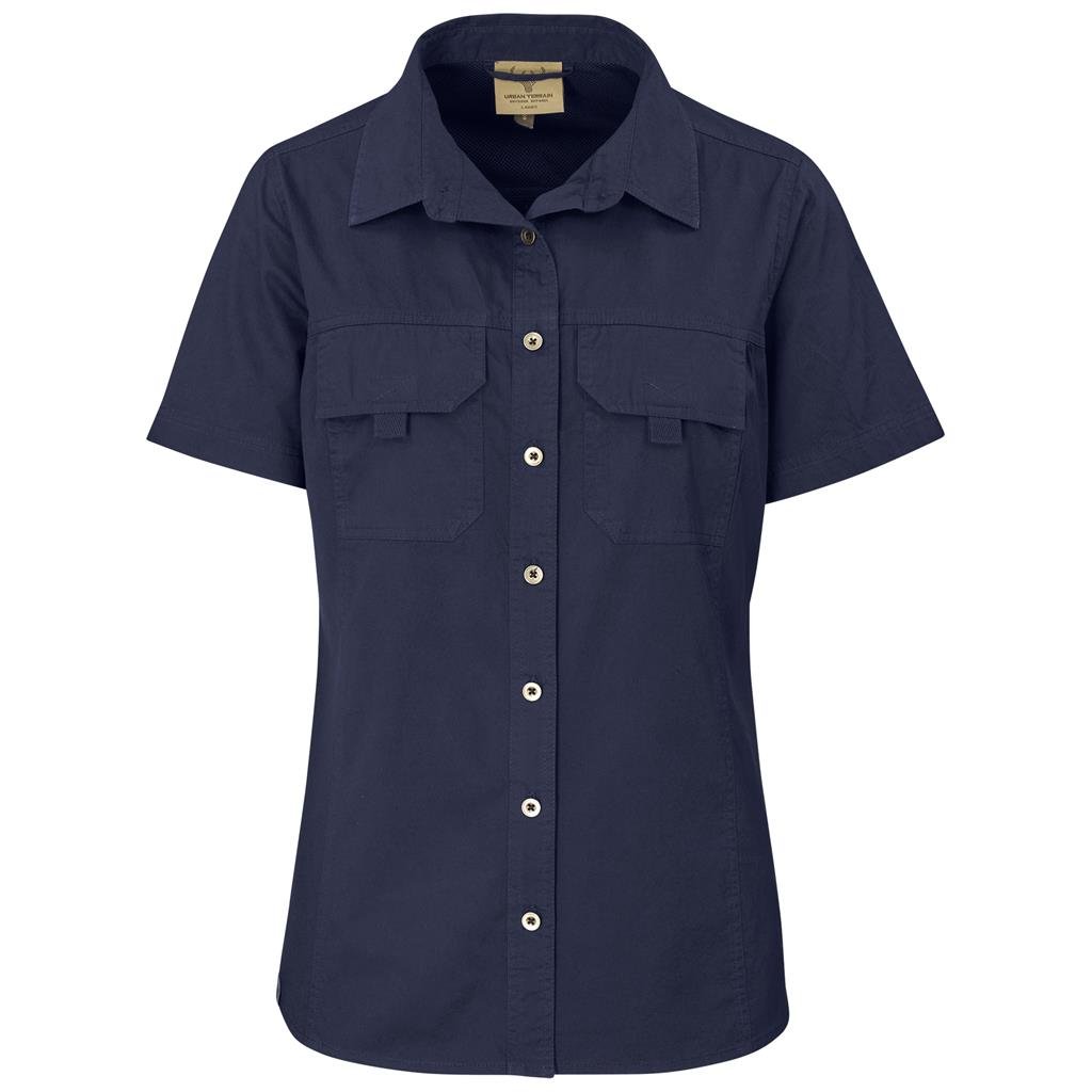 Ladies Short Sleeve Mawenzi Twill Shirt