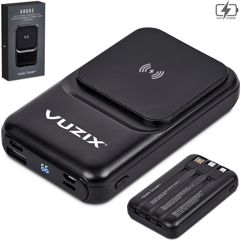 Argos Fast Charge 20W Wireless Charging Magnetic Power Bank -10,000mAh