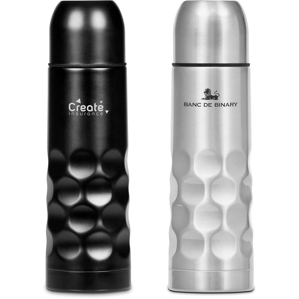 Patterned Stainless Steel Vacuum Flask - 500ml